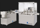FL-800 Filling-Plugging-Sealing Compact Machine with Unscrambler