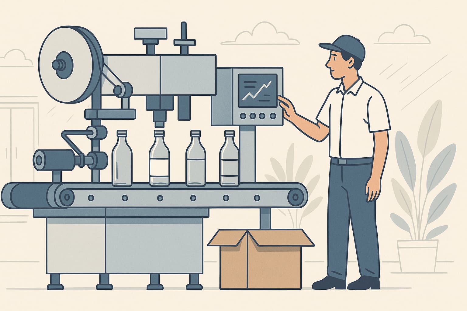 Automatic Bottle Labeling Solutions for Food, Beverage, Cosmetic, and Pharmaceutical Industries