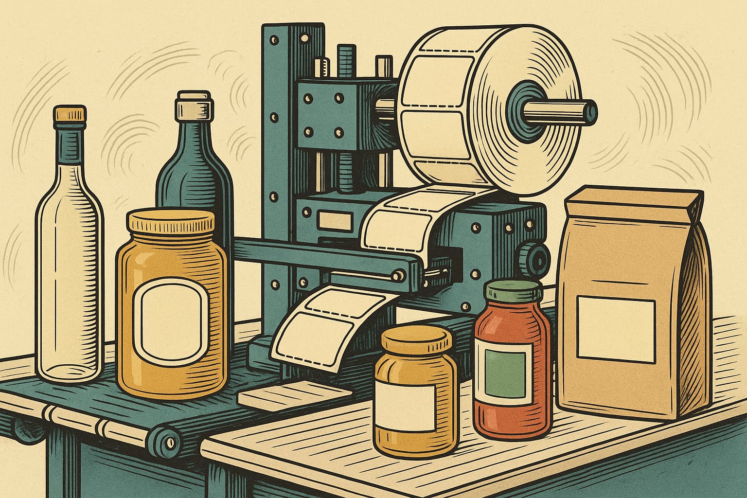 Top Labeling Solutions for Food Packaging: From Bottles to Jars, Pouches, and Boxes